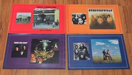 4 Classic Rock Vintage Book Covers Poster Ccr Three Dog Night Magoos Steppenwolf - £15.97 GBP