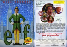 Elf Dvd Will Farrell 2 Discs Ws &amp; Fs Embossed Slipcase New Line Video Moviestop - £6.26 GBP