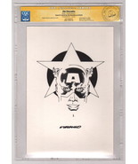 Jim Steranko CGC SS Signed Original Avengers Comic Art Sketch ~ Captain ... - $1,781.99