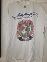 VTG Ed Hardy By Christian Audigier  T-Shirt  Dead or Live Sz XXL Made in... - £39.47 GBP