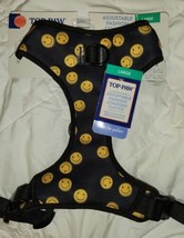 Top Paw Large Smiley Face Adjustable Comfort Dog Harness 22-27 Neck 25-3... - $9.80