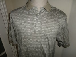 Claiborne Mercerized Cotton Diamond Pattern Polo Shirt Adult M Excellent... - $24.74