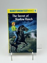Nancy Drew Mystery Stories #5 The Secret of Shadow Ranch  Carolyn Keene Vintage - £7.02 GBP