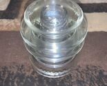 Hemingray -56 Glass Insulator  Clear Made In USA 5-51 No Chips 4” Tall - $24.75