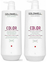 Goldwell Dualsenses - Color Brilliance Shampoo &amp; Conditioner,  Liter Duo - $49.50