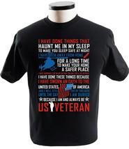 I Have Done Things That Haunt Me At Night Us American Flag Veterans Flag Veteran - £13.54 GBP+