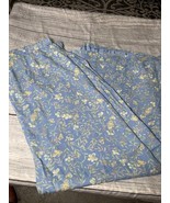 Vtg Christopher &amp; Banks Skirt Women L Light Blue With Yellow Flowers - $13.00