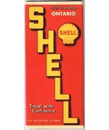 Ontario Roadmap Shell 1930s You Can Be Sure Of Shell Travel With Confidence - $19.79