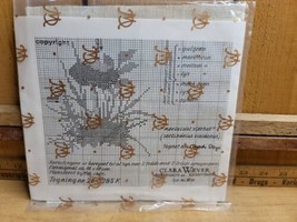 1960s Clara Waever Counted Cross Stitch Nr 26-3285B Mushroom Morkviolet ... - $92.63