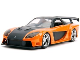 Han&#39;s Mazda RX-7 Orange Metallic and Matt Black and Toyota GR Supra Orange Meta - £28.48 GBP