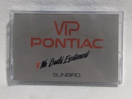 1989 1990 Pontiac Sunbird VIP Owners Manual Cassette Tape - Good Condition - £18.61 GBP