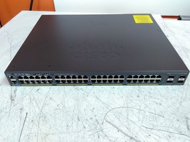 Cisco Catalyst WS-C2960X-48FPS-L 48 Port PoE Ethernet Switch - $133.65