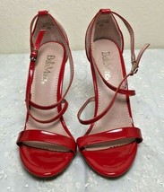 BellaMarie Strappy Red Patent Leather Heels Size 6.5 - $28.05