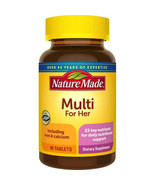 Nature Made Multi For Her -- 90 Tablets Exp 12/2024 - $19.30