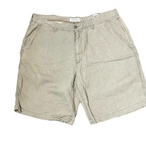 Old Navy 100% Linen Relaxed Chino Short Flat Front Hi-Rise Men Big Tall ... - £15.51 GBP