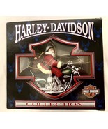Vintage Harley Davidson Ornament Collection Christmas Santa Motorcycle 1998 - £17.38 GBP