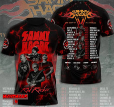 RARE!! Red Rocker Sammy Hagar 2024 Tour The Best Of All World 3D AOP T- Shirt - £11.05 GBP+