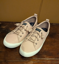 Sperry Top Sider Crest Vibe Sneakers Women Size 8.5 Pink Leather STS82372 - £17.94 GBP