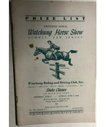 WATCHUNG STABLES (NJ) 20th Annual HORSE SHOW 20-page Prize List June 8-9... - €11,03 EUR