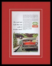 1957 Chevrolet V8 Framed 11x14 ORIGINAL Vintage Advertisement - £39.56 GBP