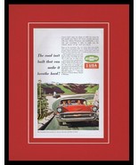 1957 Chevrolet V8 Framed 11x14 ORIGINAL Vintage Advertisement - $49.49