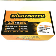 NIGHTMATCH Glow In The Dark LED Light Up Football, New Open Box - $21.00