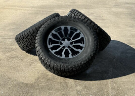 New Chevy Silverado AT4 Style 18&quot; Gloss Black Replica Wheels Blackhawk R... - $1,701.81