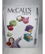 McCallls Balls 7 Bird Pig Frog Devil ++ 8&quot; Stuffed Toys Sewing Pattern M... - £11.15 GBP