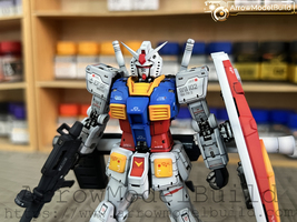 ArrowModelBuild RX-78-2 Gundam 2.0 Built &amp; Painted RG 1/144 Model Kit - $649.99