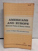 Americans and Europe;: Selected tales of Henry James (Riverside editions [A94])  - £2.19 GBP