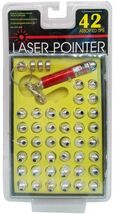 42-Head Keychain Laser Pointer Kit with Batteries Included - $12.80