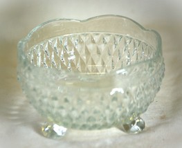 Diamond Point Clear Bon Bon Dish Indiana Glass Bowl - £10.09 GBP