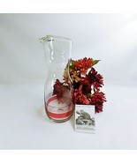 Glass Carafe Wine Juice Pitcher Decanter Tall - $56.32 CAD