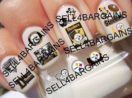 Pittsburgh Steelers Promo 14 Different Designs》Salon Quality Nail Art De... - $13.37