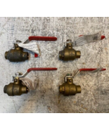 4 Qty of ProLine 1/2&quot; Brass Packing Gland Ball Valve 107-843NL (4 Qty) - €32,72 EUR