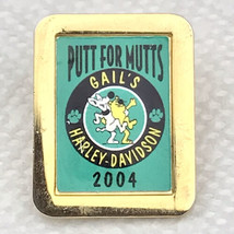 Gail&#39;s Harley Davidson 2004 Putt For Mutts Vintage Pin Button Pinback - $12.95