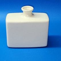 Vintage ROYAL HAEGER Pottery 244-IVORY White Rectangle Bottle Bud Vase -... - £23.44 GBP