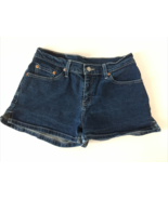 LEVI&#39;S DENIM BLUE JEAN SHORTS JRS JUNIORs size 7 Stretchable - $23.01 CAD