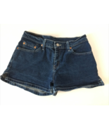 LEVI&#39;S DENIM BLUE JEAN SHORTS JRS JUNIORs size 7 Stretchable - £13.24 GBP