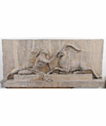 The Casey Collection Large Sculpted Wall Art Woman with Gazelle 49&quot; x 4&quot;... - €672,22 EUR