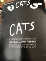 Cats: Vocal Selecciones Andrew Lloyd Webber Songbook Partitura Ver Completo List - £8.38 GBP