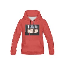 Youth&#39;s RED Itachi Uchiha Anime All Over Print Hoodie (USA Size) - $34.00