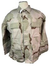U.S. MILITARY CAMO BDU SHIRT DESERT CAMO JACKET LARGE 8415-01-327-5313  ... - $24.75