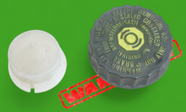 2003-2012 mercedes r230 brake fluid reservoir tank bottle cap with filte... - $25.00