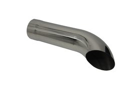 Diesel Exhaust Tip 4.00&quot; Diameter X 18.00&quot; Long 4.00&quot; Inlet Turn Down Stainless  - £53.55 GBP