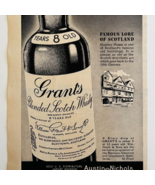 1949 Grant&#39;s Scotch Whisky Advertisement Vintage Distillery Liquor DWTT3 - €17,28 EUR