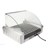 Stainless Steel Commercial 11 Roller Grill and 30 Hot Dog Cooker Machine... - €254,91 EUR