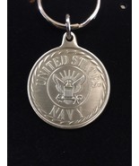 United States Navy Keychain Medallion Coin USA Military Graduation Gift - $8.42