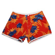 Dizzy Shorts Womens L Multicolor High Rise Button Zip Floral Print Swimwear - $22.75