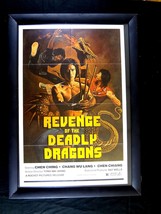 REVENGE OF THE DEADLY DRAGON-CHEN CHING-27X41 ORIG POSTER-1982-ACTION-KU... - $49.66
